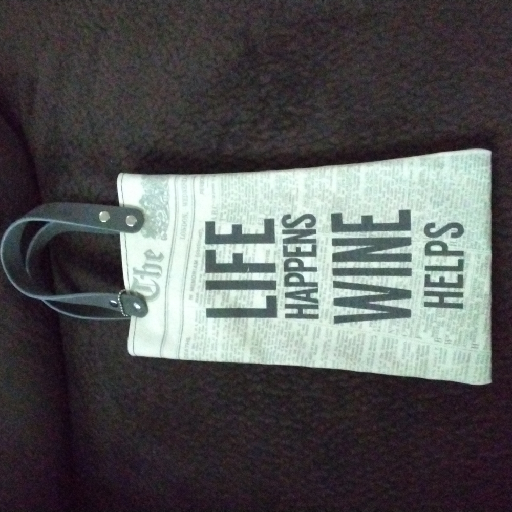 Reusable Canvas Wine Tote